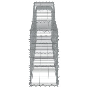 Συρματοκιβώτια Τοξωτά 3 τεμ. 400x30x60/80 εκ. Γαλβαν. Ατσάλι