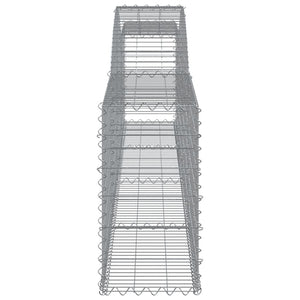 Συρματοκιβώτια Τοξωτά 8 τεμ. 400x30x60/80 εκ. Γαλβαν. Ατσάλι