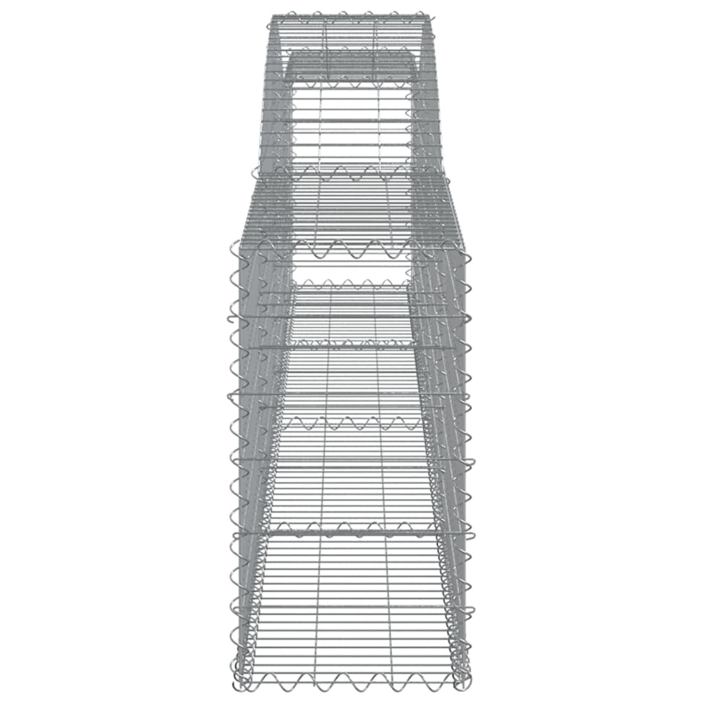 Συρματοκιβώτια Τοξωτά 25 τεμ. 400x30x60/80 εκ. Γαλβαν. Ατσάλι - Pakobazaar