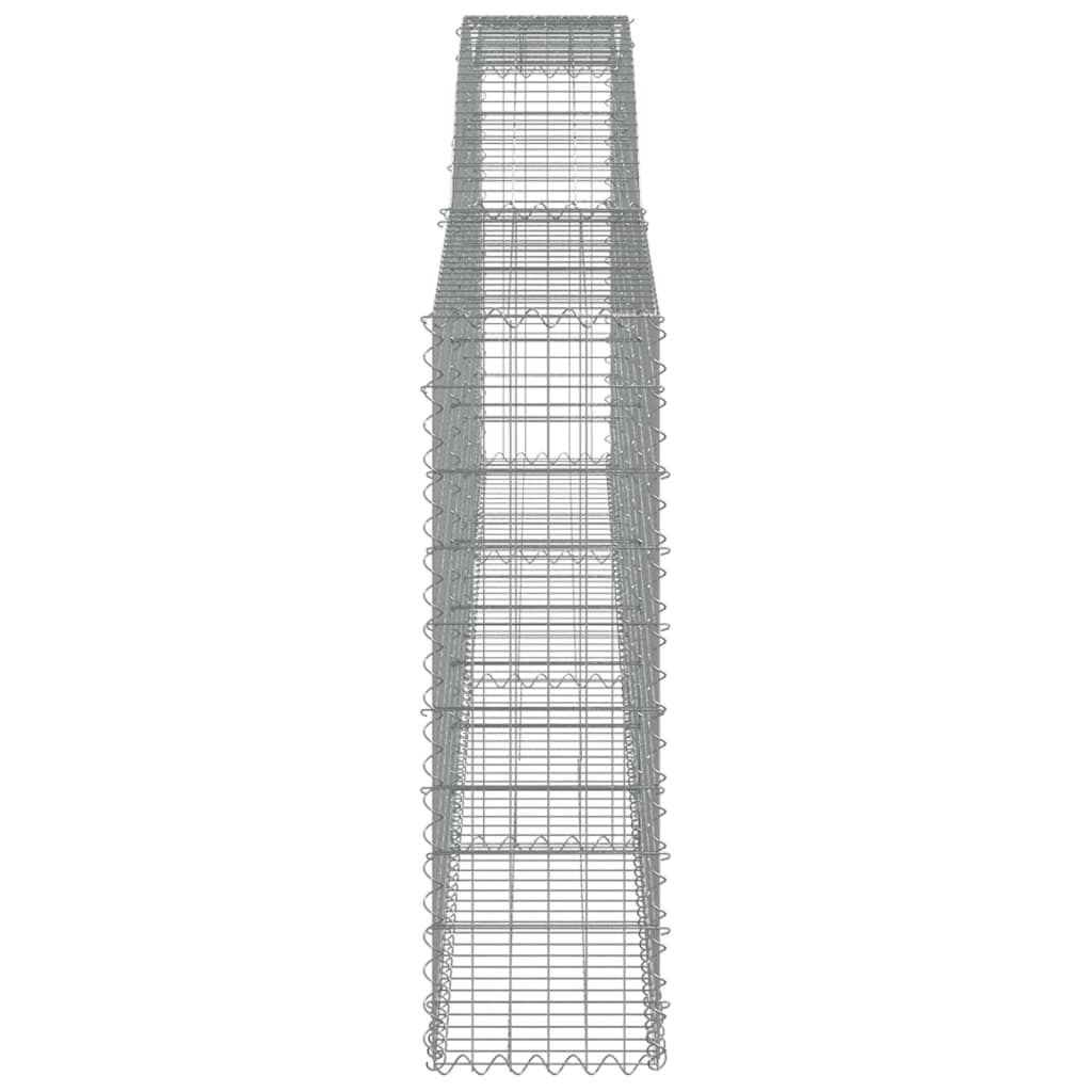 Συρματοκιβώτια Τοξωτά 6 τεμ. 400x30x100/120 εκ. Γαλβαν. Ατσάλι