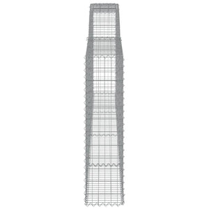 Συρματοκιβώτια Τοξωτά 25 τεμ. 400x30x120/140 εκ. Γαλβαν. Ατσάλι - Pakobazaar