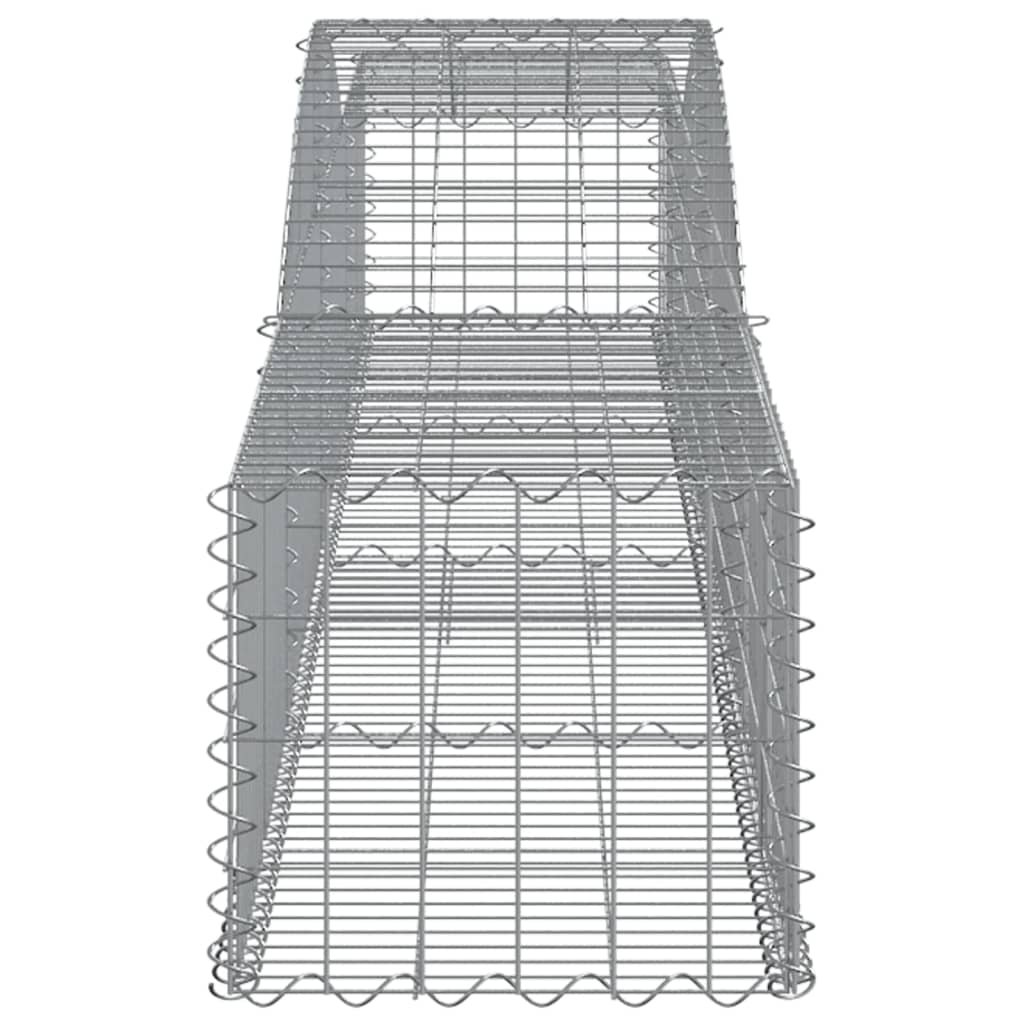 Συρματοκιβώτια Τοξωτά 6 τεμ. 400x50x40/60 εκ. Γαλβαν. Ατσάλι
