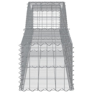 Συρματοκιβώτια Τοξωτά 8 τεμ. 400x50x40/60 εκ. Γαλβαν. Ατσάλι