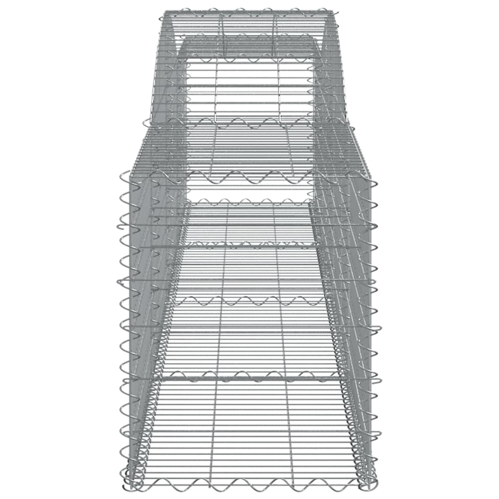 Συρματοκιβώτια Τοξωτά 3 τεμ. 400x50x60/80 εκ. Γαλβαν. Ατσάλι