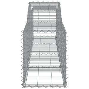 Συρματοκιβώτια Τοξωτά 3 τεμ. 400x50x60/80 εκ. Γαλβαν. Ατσάλι
