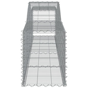 Συρματοκιβώτια Τοξωτά 8 τεμ. 400x50x60/80 εκ. Γαλβαν. Ατσάλι