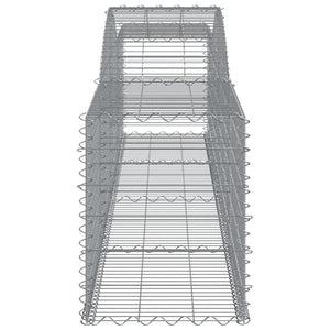 Συρματοκιβώτια Τοξωτά 9 τεμ. 400x50x60/80 εκ. Γαλβαν. Ατσάλι