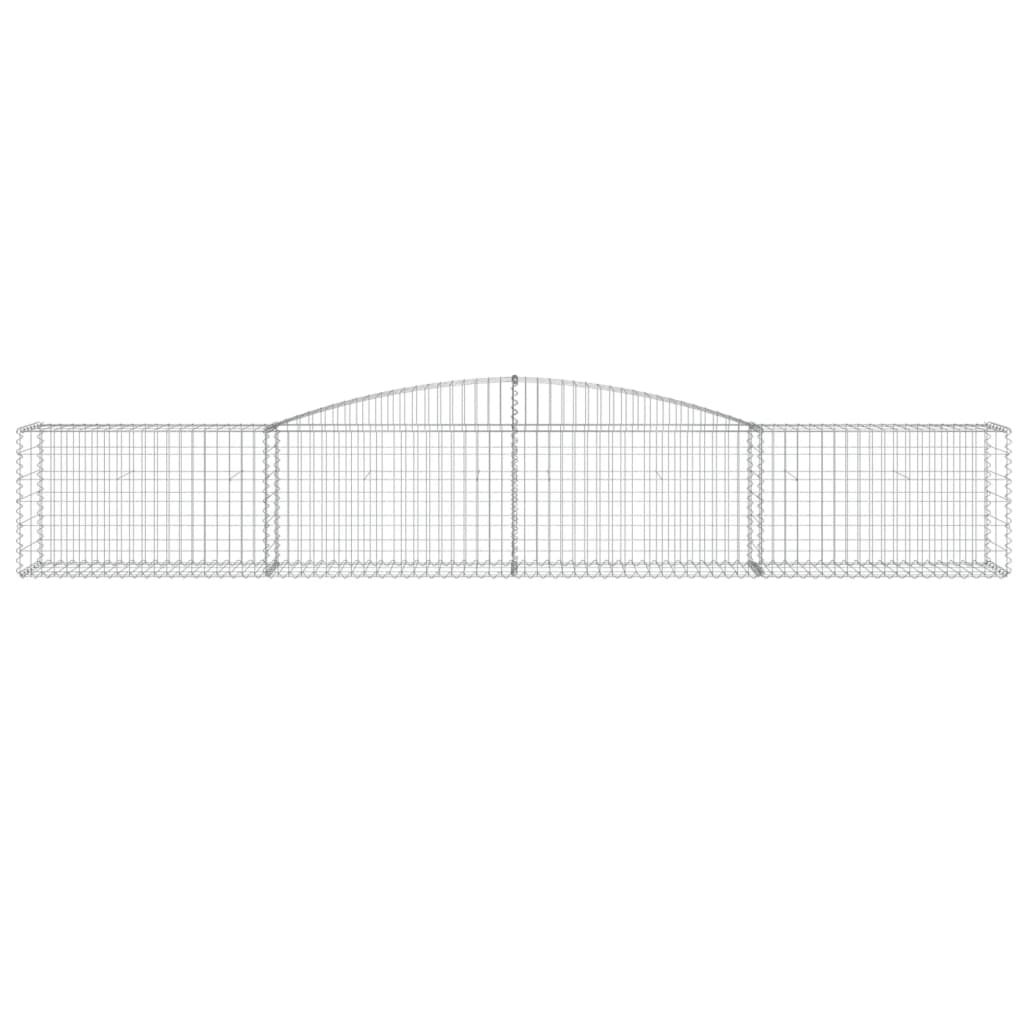 Συρματοκιβώτια Τοξωτά 25 τεμ. 400x50x60/80 εκ. Γαλβαν. Ατσάλι