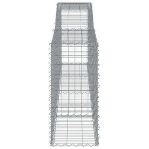 Συρματοκιβώτια Τοξωτά 3 τεμ. 400x50x100/120 εκ. Γαλβαν. Ατσάλι
