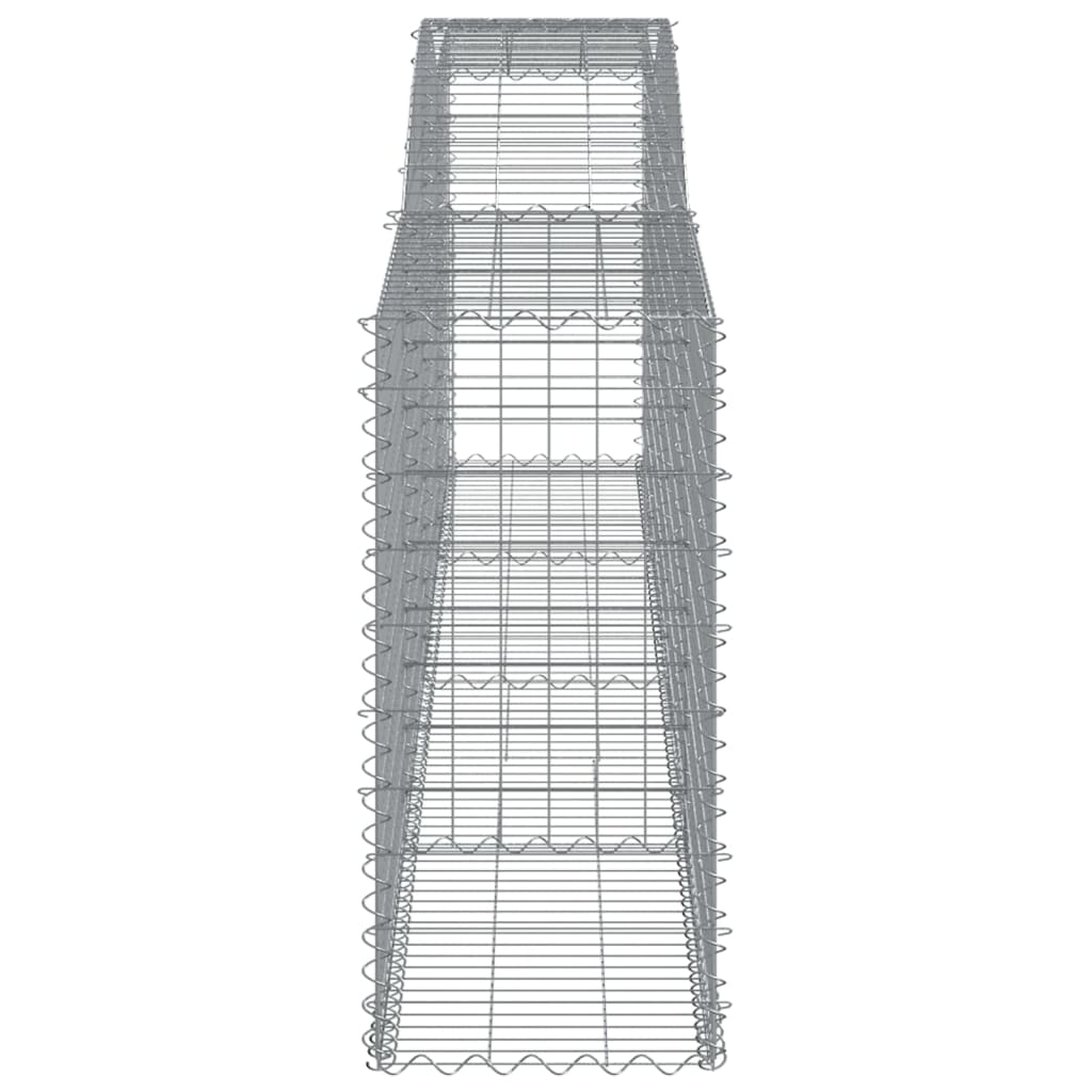 Συρματοκιβώτια Τοξωτά 6 τεμ. 400x50x100/120 εκ. Γαλβαν. Ατσάλι
