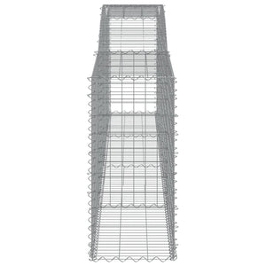Συρματοκιβώτια Τοξωτά 10 τεμ. 400x50x100/120 εκ. Γαλβαν. Ατσάλι