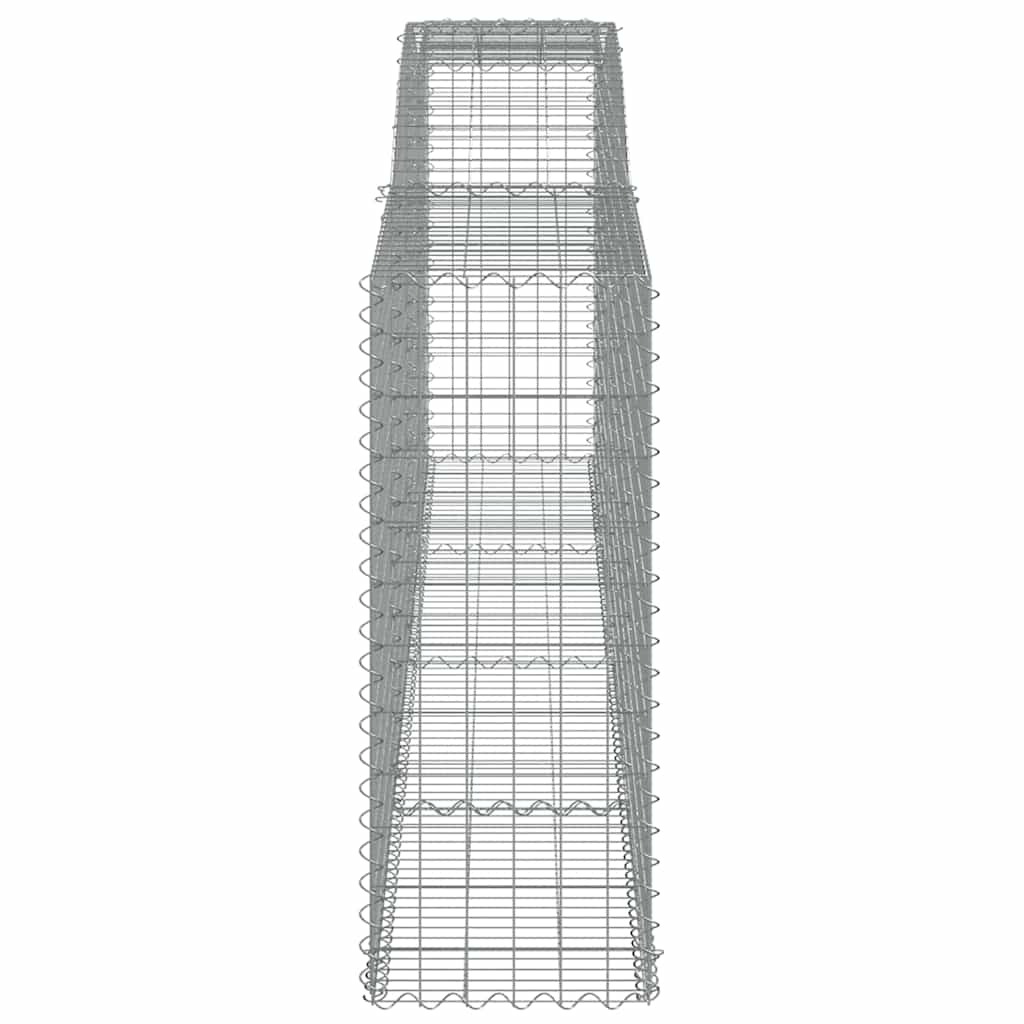 Συρματοκιβώτια Τοξωτά 6 τεμ. 400x50x120/140 εκ. Γαλβαν. Ατσάλι
