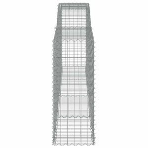 Συρματοκιβώτια Τοξωτά 6 τεμ. 400x50x120/140 εκ. Γαλβαν. Ατσάλι