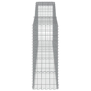 Συρματοκιβώτια Τοξωτά 15 τεμ. 400x50x120/140 εκ. Γαλβαν. Ατσάλι