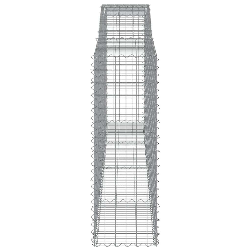 Συρματοκιβώτια Τοξωτά 5 τεμ. 400x50x140/160 εκ. Γαλβαν. Ατσάλι