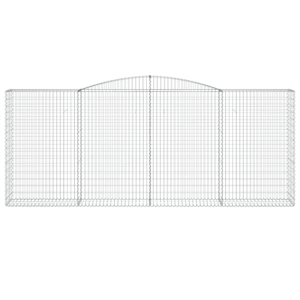 Συρματοκιβώτια Τοξωτά 20 τεμ. 400x50x160/180 εκ. Γαλβαν. Ατσάλι