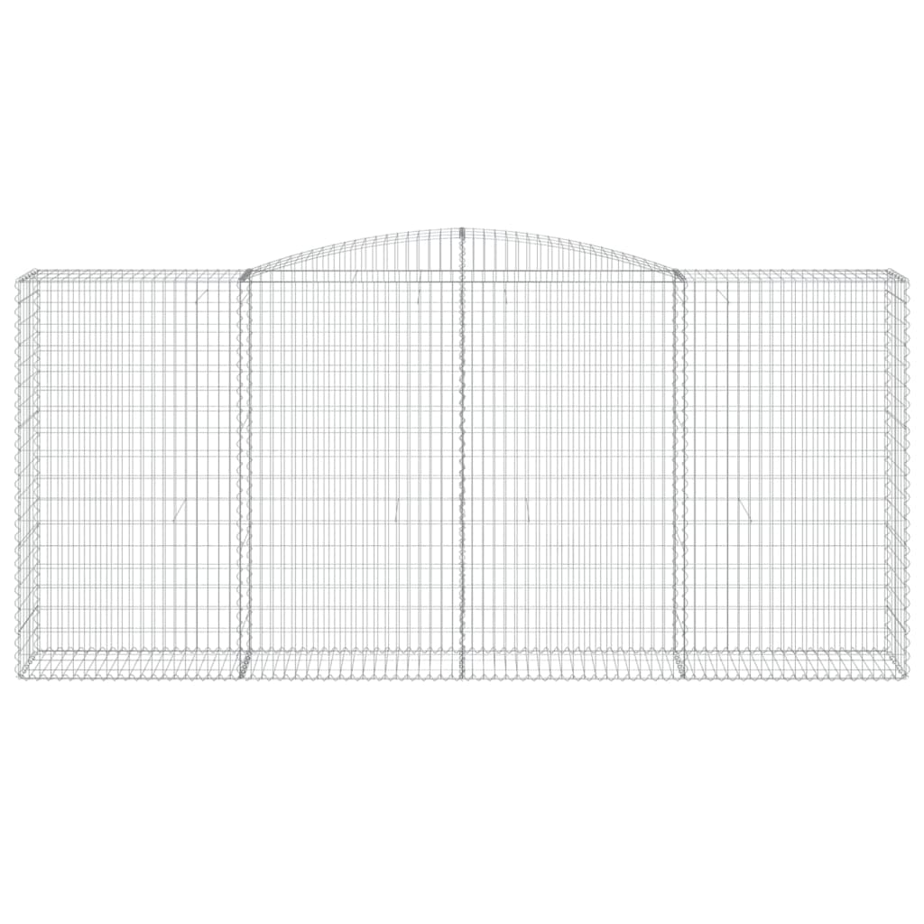 Συρματοκιβώτια Τοξωτά 6 τεμ. 400x50x180/200 εκ. Γαλβαν. Ατσάλι