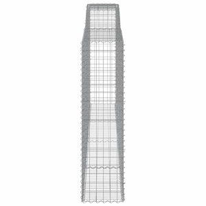 Συρματοκιβώτια Τοξωτά 10 τεμ. 400x50x180/200 εκ. Γαλβαν. Ατσάλι