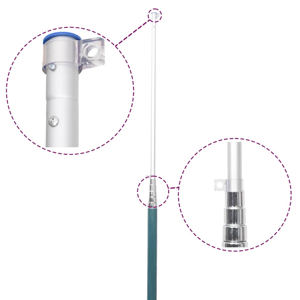 Πολωνική Σημαία και Ιστός 5,5 μ. από Αλουμίνιο