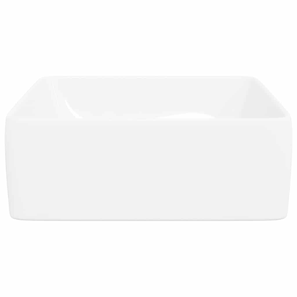 Νιπτήρας Ορθογώνιος Λευκός 48 x 37 x 13 εκ. Κεραμικός - PAKOBAZAAR