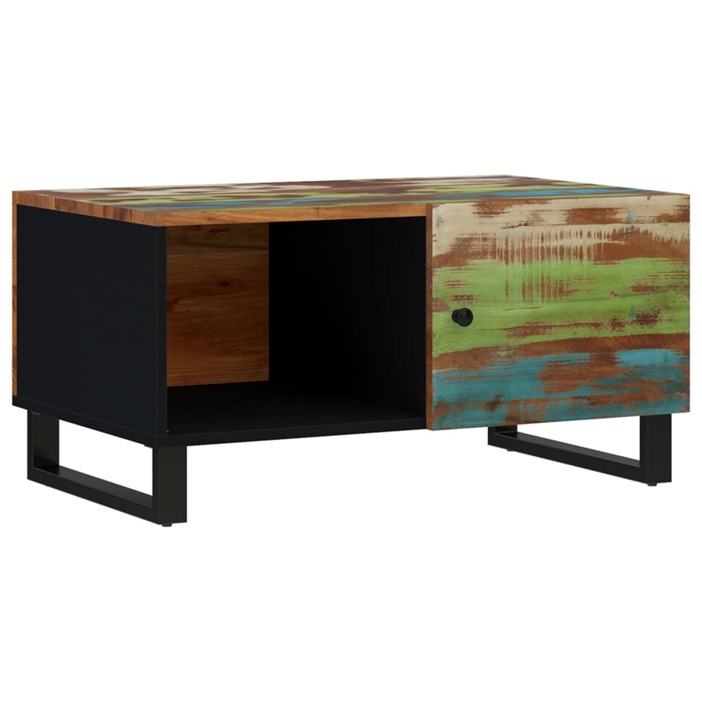 Τραπεζάκι Σαλονιού 80x50x40 εκ. Μασίφ Ανακυκλ. & Επεξ. Ξύλο