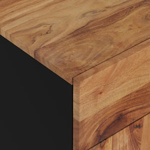Κομοδίνο 50 x 33 x 60 εκ. Μασίφ Ξύλο Ακακίας & Επεξεργ. Ξύλο