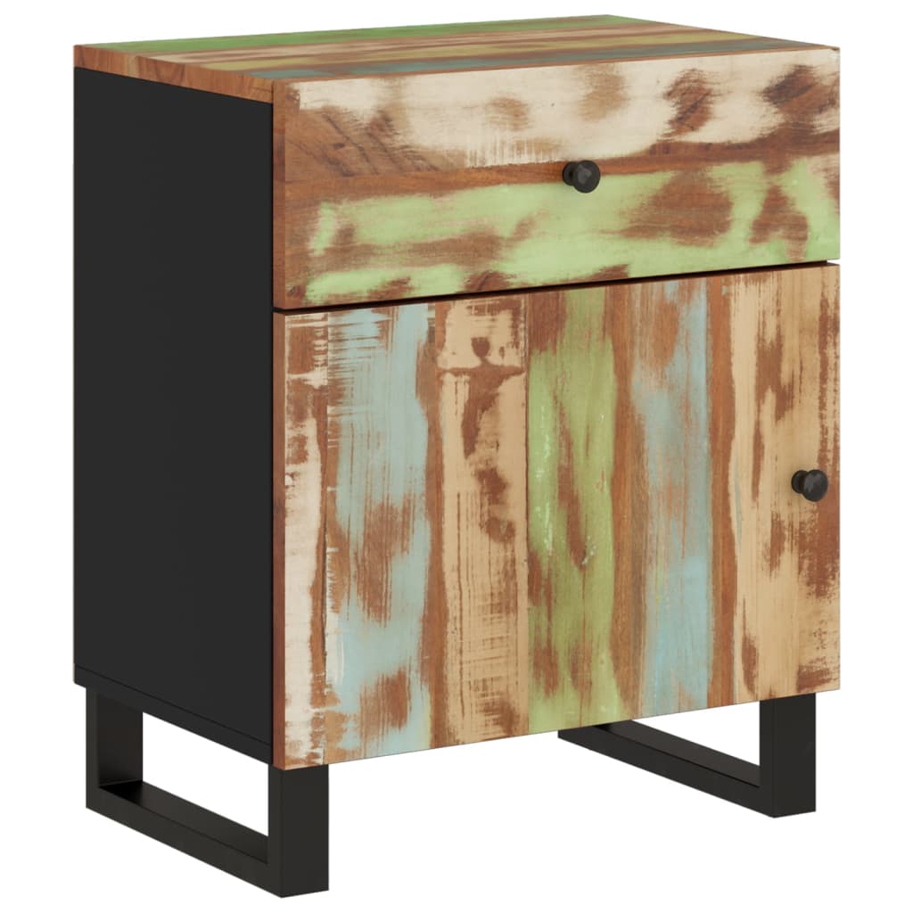 Κομοδίνο 50 x 33 x 60 εκ. Μασίφ Ανακυκλωμένο Ξύλο & Επεξ. Ξύλο