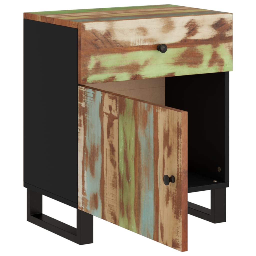 Κομοδίνο 50 x 33 x 60 εκ. Μασίφ Ανακυκλωμένο Ξύλο & Επεξ. Ξύλο