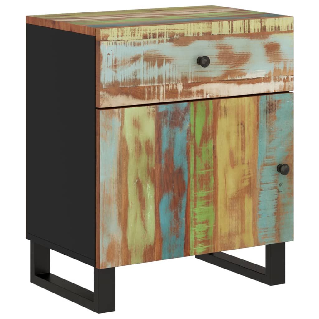 Κομοδίνο 50 x 33 x 60 εκ. Μασίφ Ανακυκλωμένο Ξύλο & Επεξ. Ξύλο