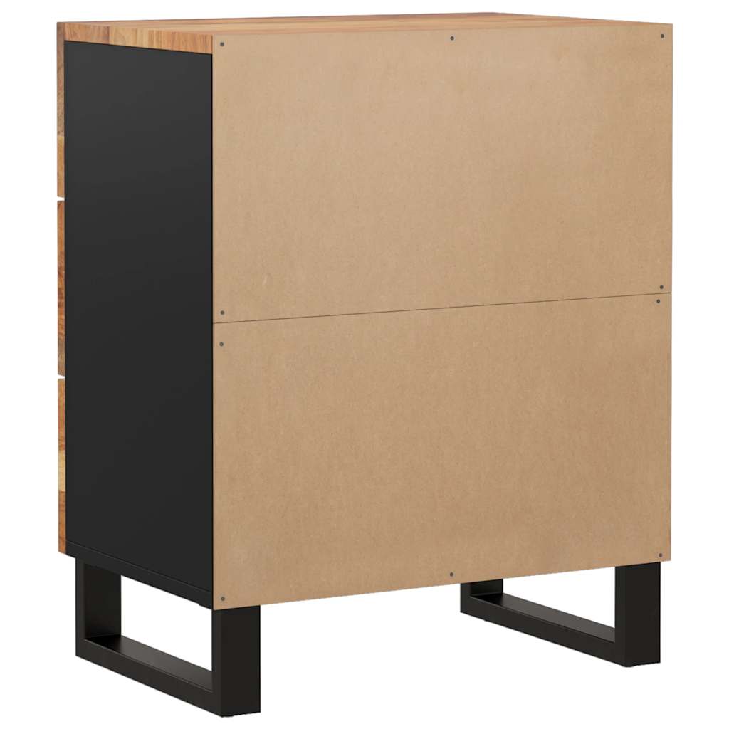 Κομοδίνο 50 x 33 x 62 εκ. Μασίφ Ξύλο Ακακίας & Επεξ. Ξύλο