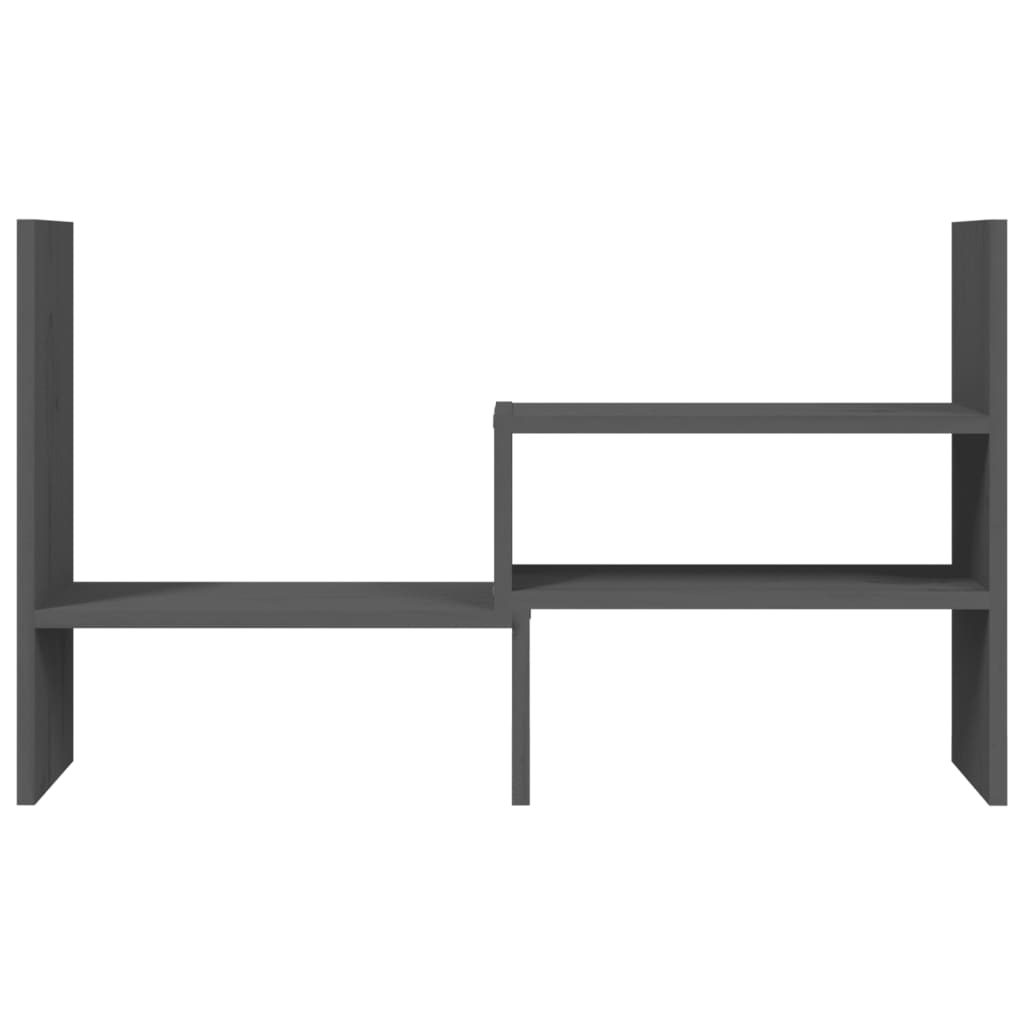 Βάση Οθόνης Γκρι (39-72)x17x43 εκ. από Μασίφ Ξύλο Πεύκου