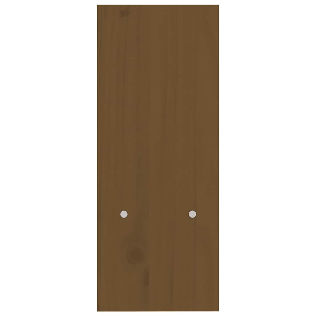 Βάση Οθόνης Καφέ Μελί (39-72)x17x43 εκ. από Μασίφ Ξύλο Πεύκου