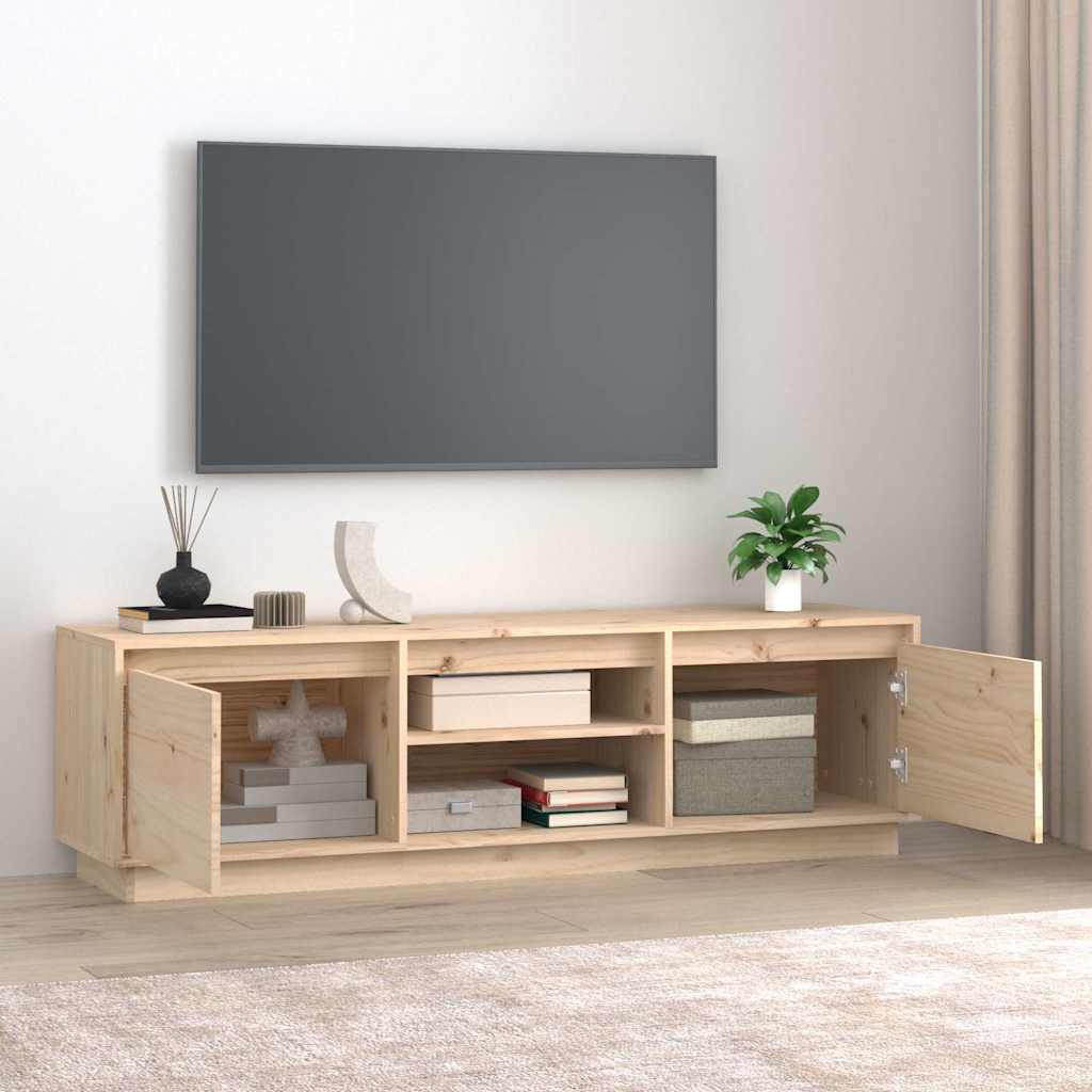 Έπιπλο Τηλεόρασης 140 x 35 x 40 εκ. από Μασίφ Ξύλο Πεύκου
