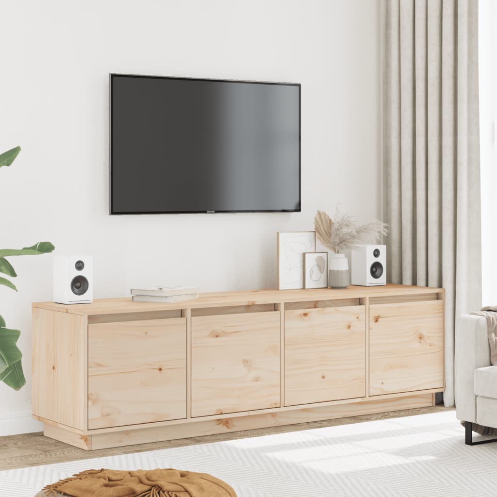 Έπιπλο Τηλεόρασης 156 x 37 x 45 εκ. από Μασίφ Ξύλο Πεύκου