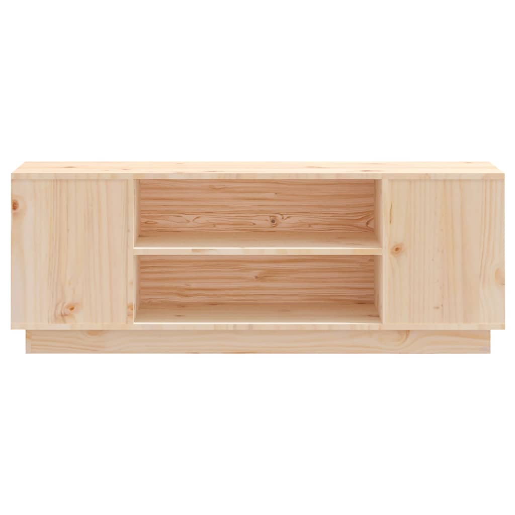 Έπιπλο Τηλεόρασης 110 x 35 x 40,5 εκ. από Μασίφ Ξύλο Πεύκου