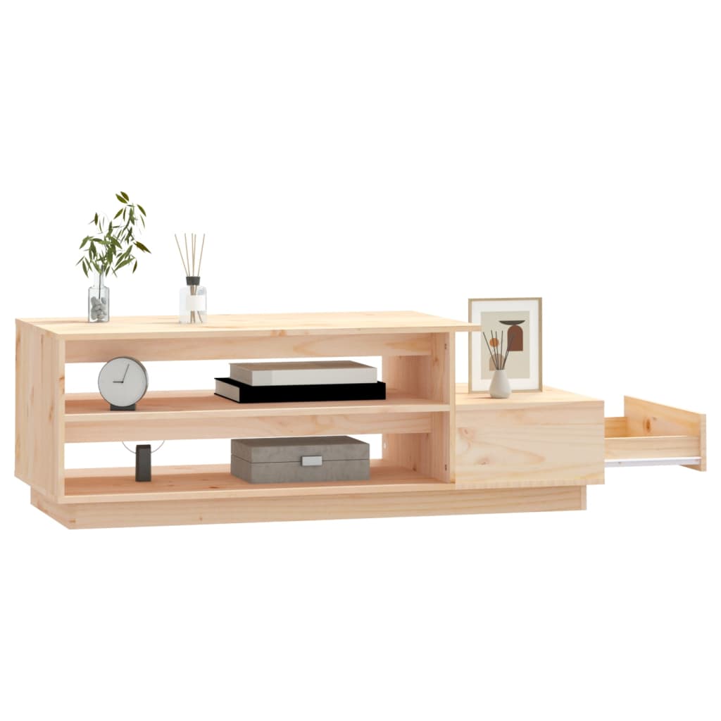 Τραπεζάκι Σαλονιού 120 x 50 x 40,5 εκ. από Μασίφ Ξύλο Πεύκου