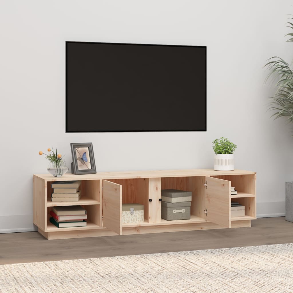 Έπιπλο Τηλεόρασης 156 x 40 x 40 εκ. από Μασίφ Ξύλο Πεύκου