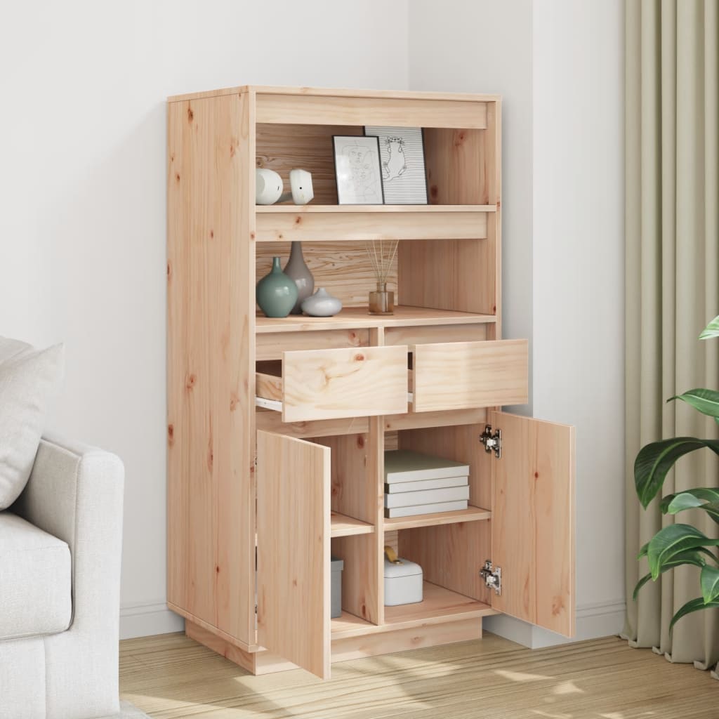 Ντουλάπι 60 x 40 x 116,5 εκ. από Μασίφ Ξύλο Πεύκου - Pakobazaar