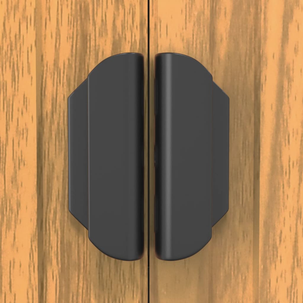 Αποθήκη Κήπου Ανοιχτό καφέ 192x1021x223 εκ. Γαλβανισμένο Ατσάλι