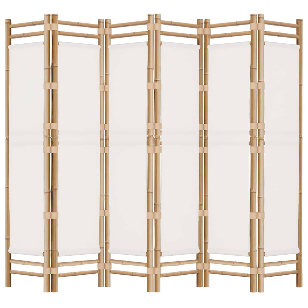 Διαχωριστικό Δωματίου με 6 Πάνελ 240 εκ. από Μπαμπού/Καραβόπανο
