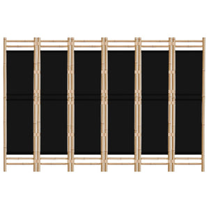 Διαχωριστικό Δωματίου με 6 Πάνελ 240 εκ. από Μπαμπού/Καραβόπανο