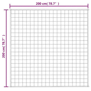Κουβέρτα Βαρύτητας Μπλε 200 x 200 εκ. 13 κ. Υφασμάτινη