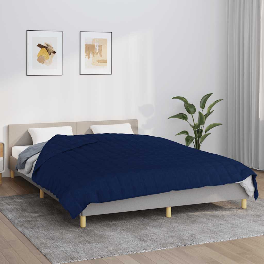 Κουβέρτα Βαρύτητας Μπλε 220 x 235 εκ. 11 κ. Υφασμάτινη - Pakobazaar