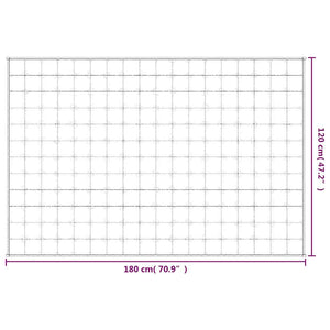 Κουβέρτα Βαρύτητας Ανοιχτό Κρεμ 120 x 180 εκ. 5 κ. Υφασμάτινη