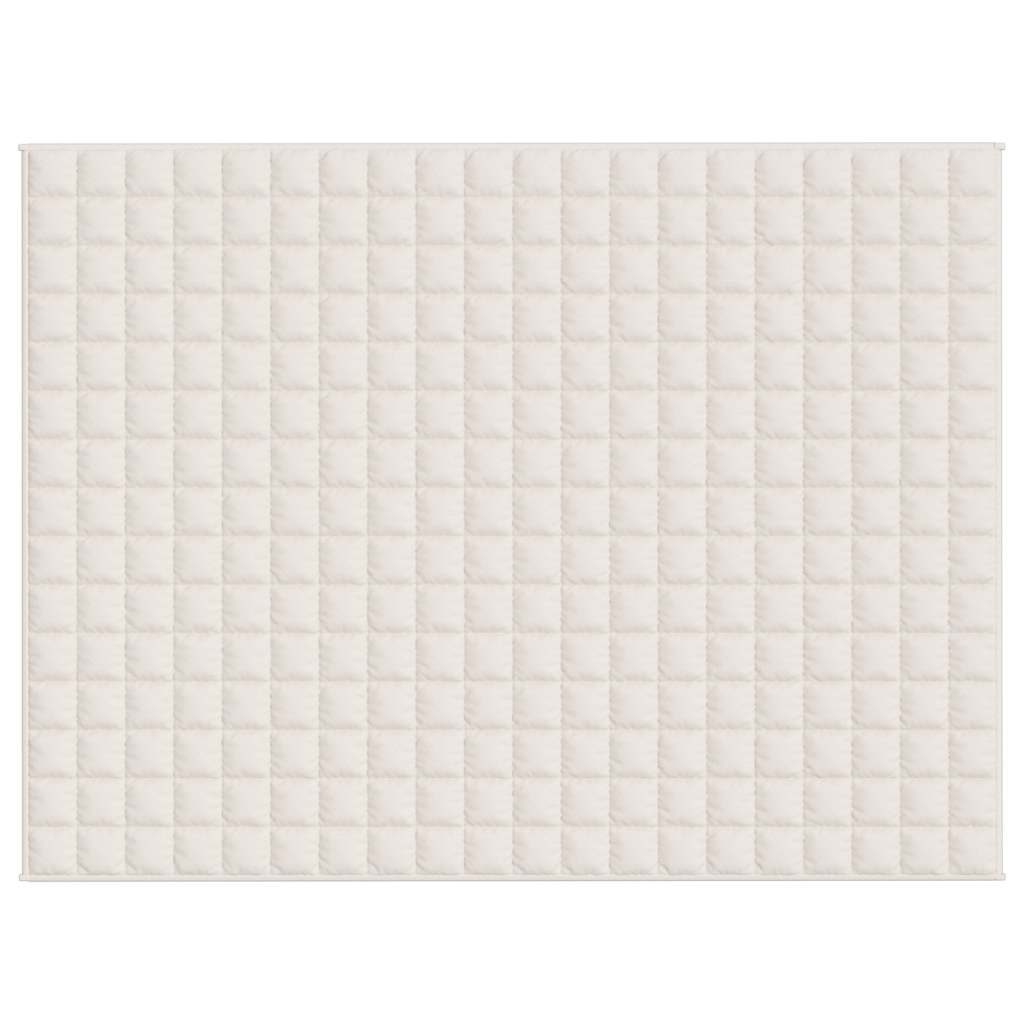 Κουβέρτα Βαρύτητας Ανοιχτό Κρεμ 150 x 200 εκ. 11 κ. Υφασμάτινη