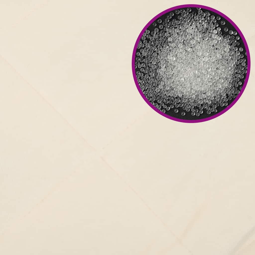 Κουβέρτα Βαρύτητας Ανοιχτό Κρεμ 155 x 220 εκ. 7 κ. Υφασμάτινη - Pakobazaar