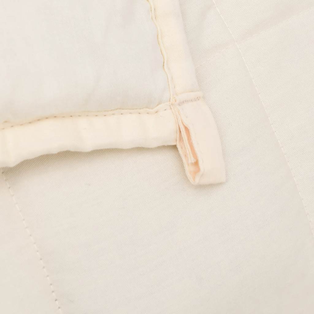 Κουβέρτα Βαρύτητας Ανοιχτό Κρεμ 235 x 290 εκ. 11 κ. Υφασμάτινη