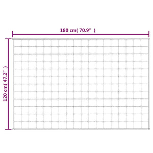 Κουβέρτα Βαρύτητας Μπλε 120 x 180 εκ. 5 κ. Υφασμάτινη - Pakobazaar