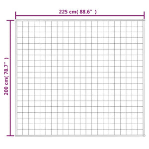 Κουβέρτα Βαρύτητας Μπλε 200 x 225 εκ. 13 κ. Υφασμάτινη