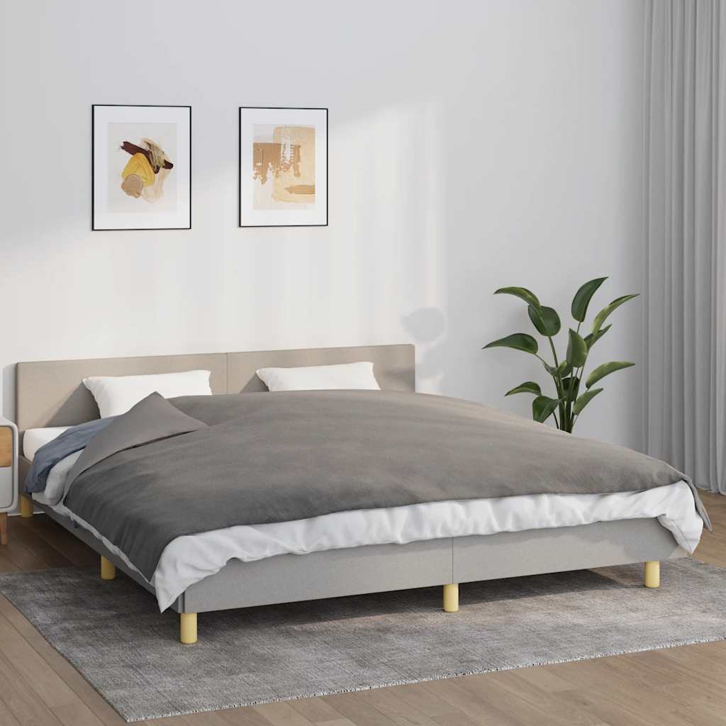 Κουβέρτα Βαρύτητας με Κάλυμμα Γκρι 155x220 εκ. 7 κ. Υφασμάτινη - Pakobazaar